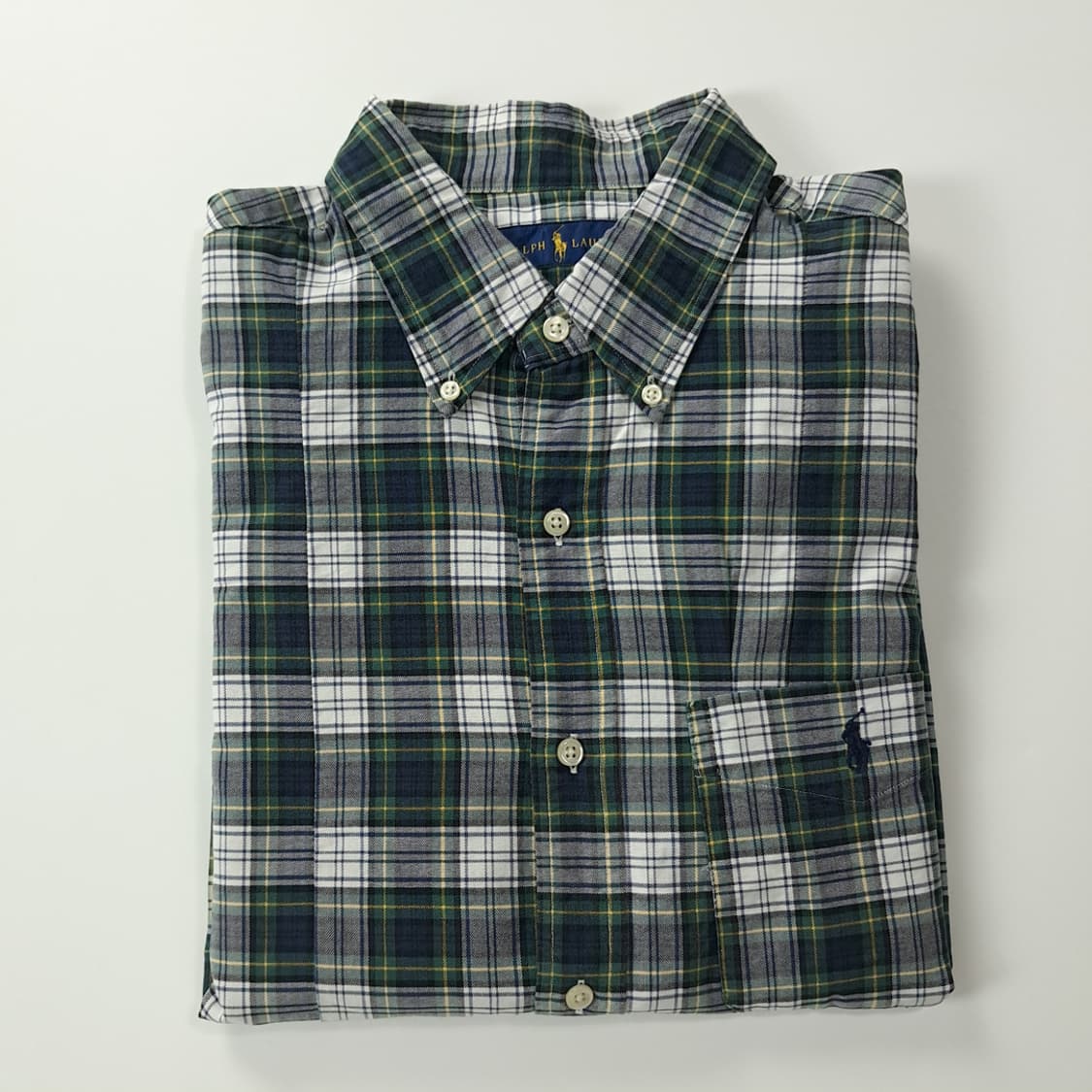 CK412 XL 폴로 90s 클래식 타탄체크 반팔 셔츠 남방 상품이미지7