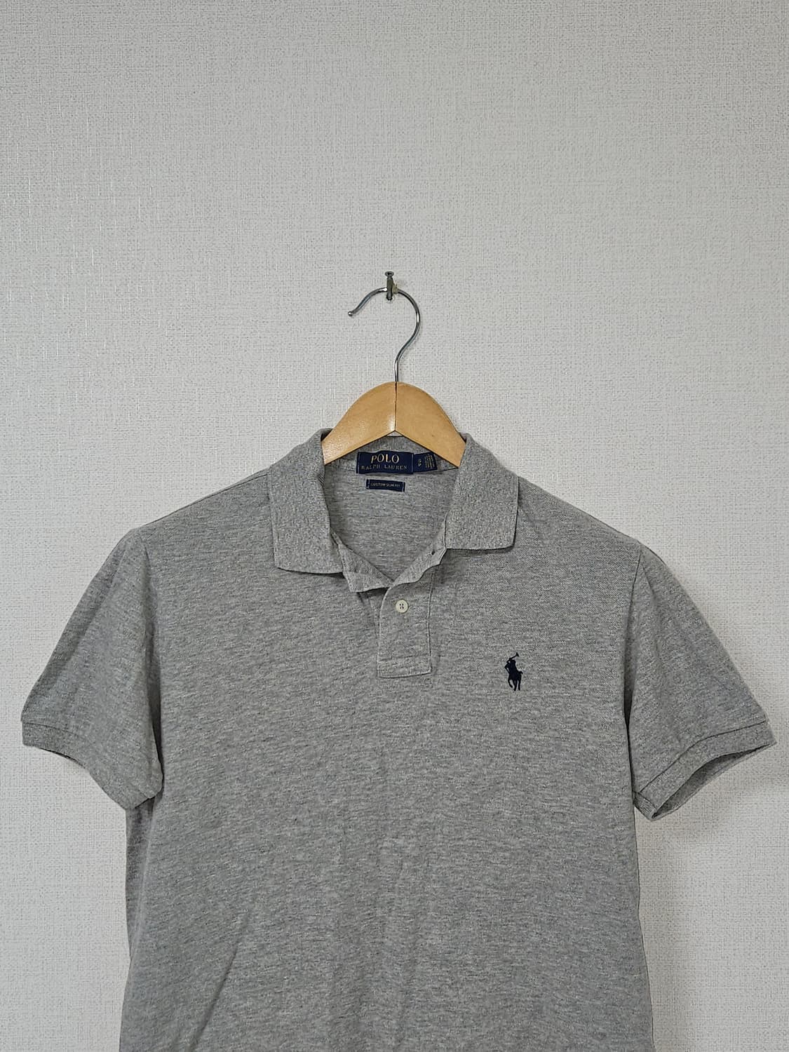 폴로 랄프로렌 신형 카라티 반팔 피케티 그레이 S 정품 상품이미지1