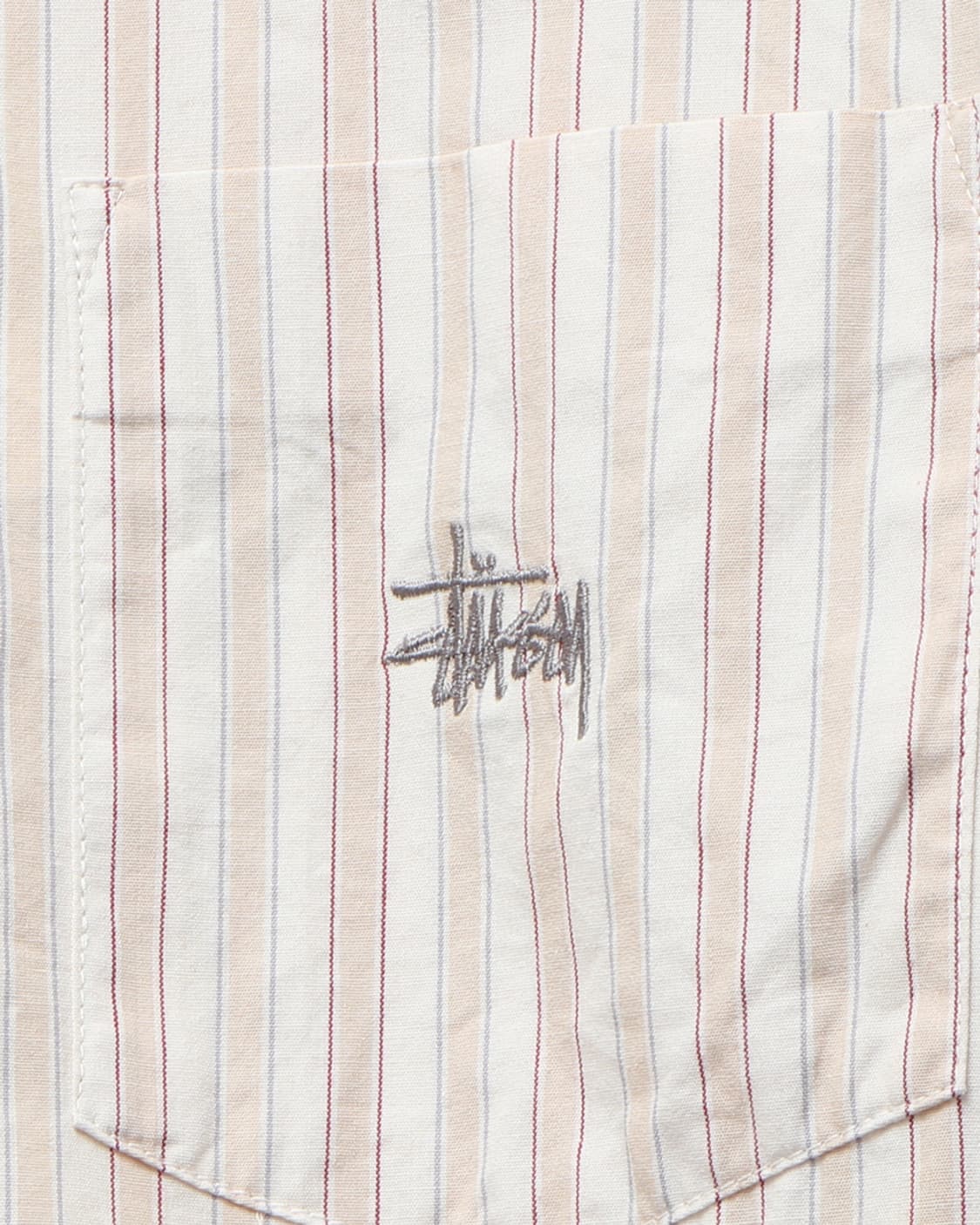 스투시 STUSSY 90s Made In USA Stripe Shirt 상품이미지5
