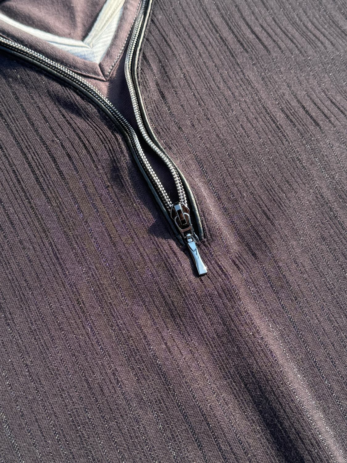 Zip Detail Rib T-Shirt 상품이미지4