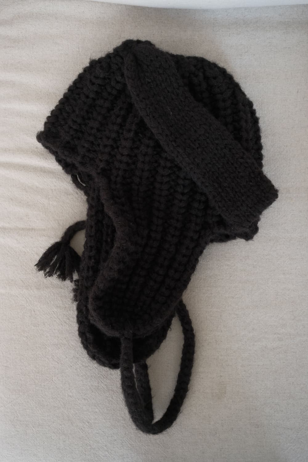 Rabbit ear flap beanie 상품이미지2