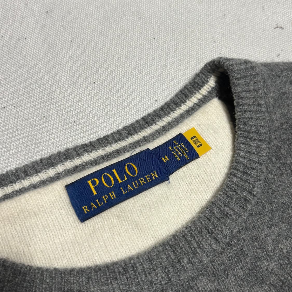 M 폴로랄프로렌 배색 니트  상품이미지4