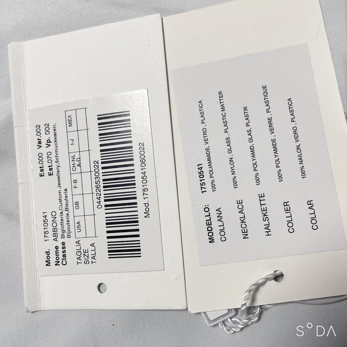 막스마라 크리스탈 목걸이 상품이미지4