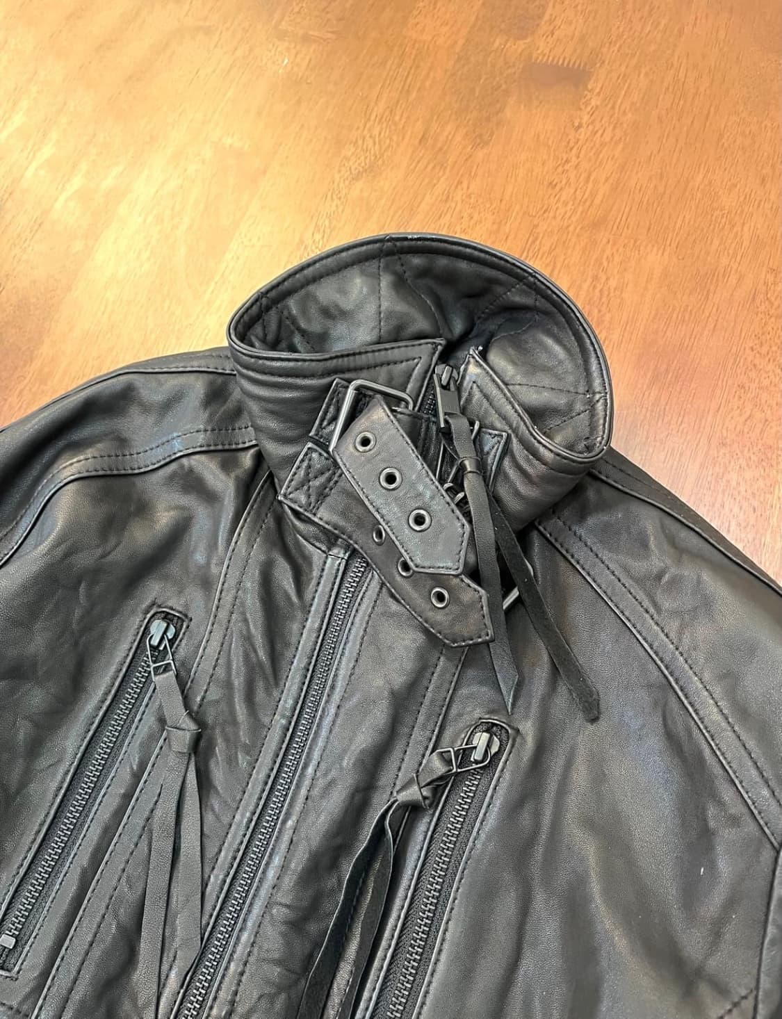 5351 Pour Les Hommes 램스킨 싱글 라이더 재 킷 상품이미지3