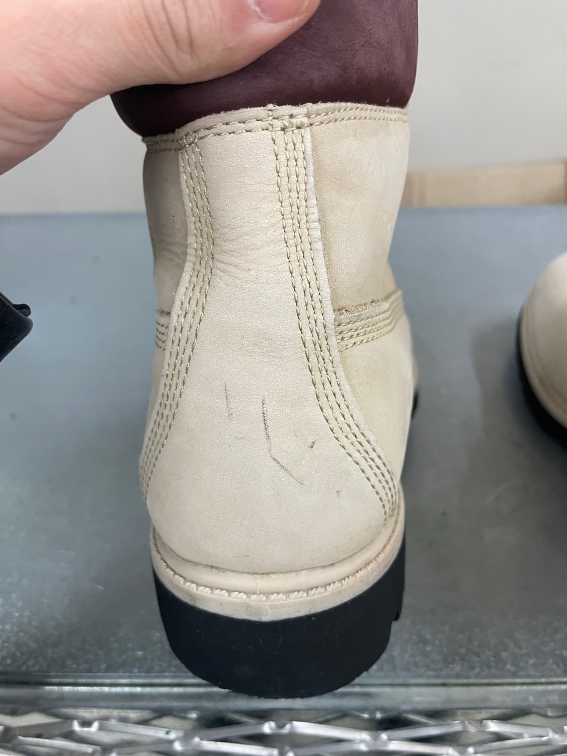 팀버랜드 6인치 프리미엄 워터프루프 부츠 라이트 베이지 US8 상품이미지7