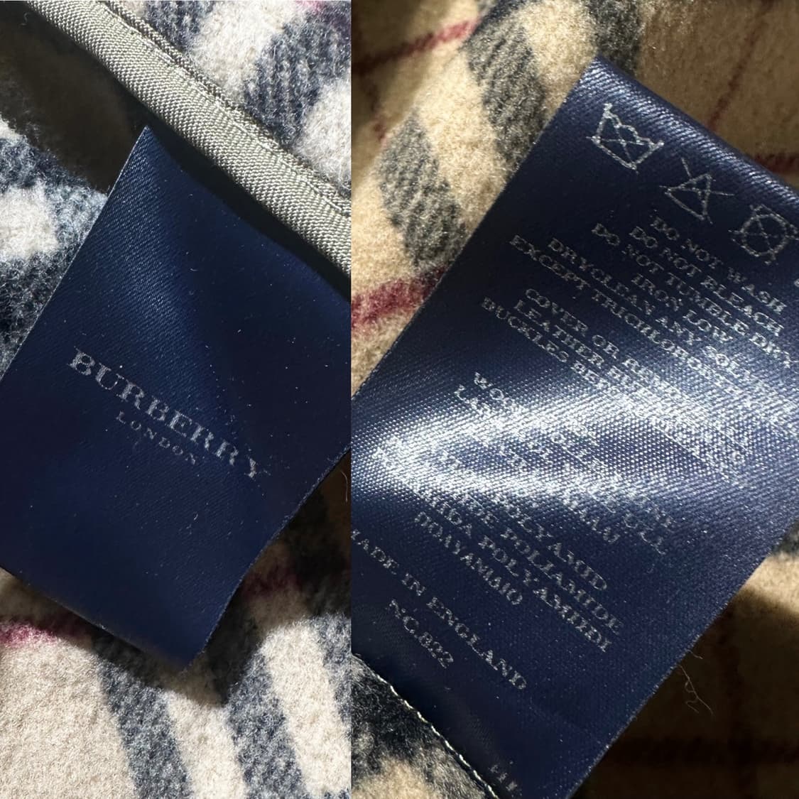 버버리 노바체크 라이닝 더플 코트 상품이미지9