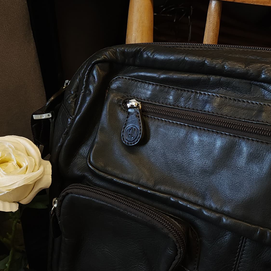 엠포리오 아르마니 크로스백 레더 메신져백 브리프케이스 상품이미지4