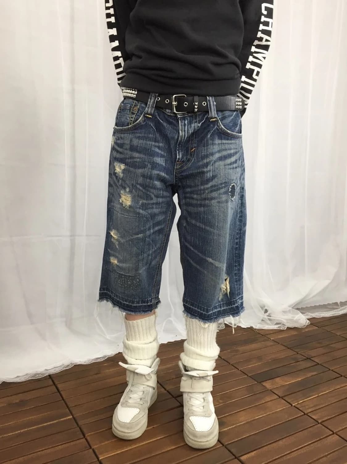 EDWIN Blue Trip 503 Denim Shorts 상품이미지1