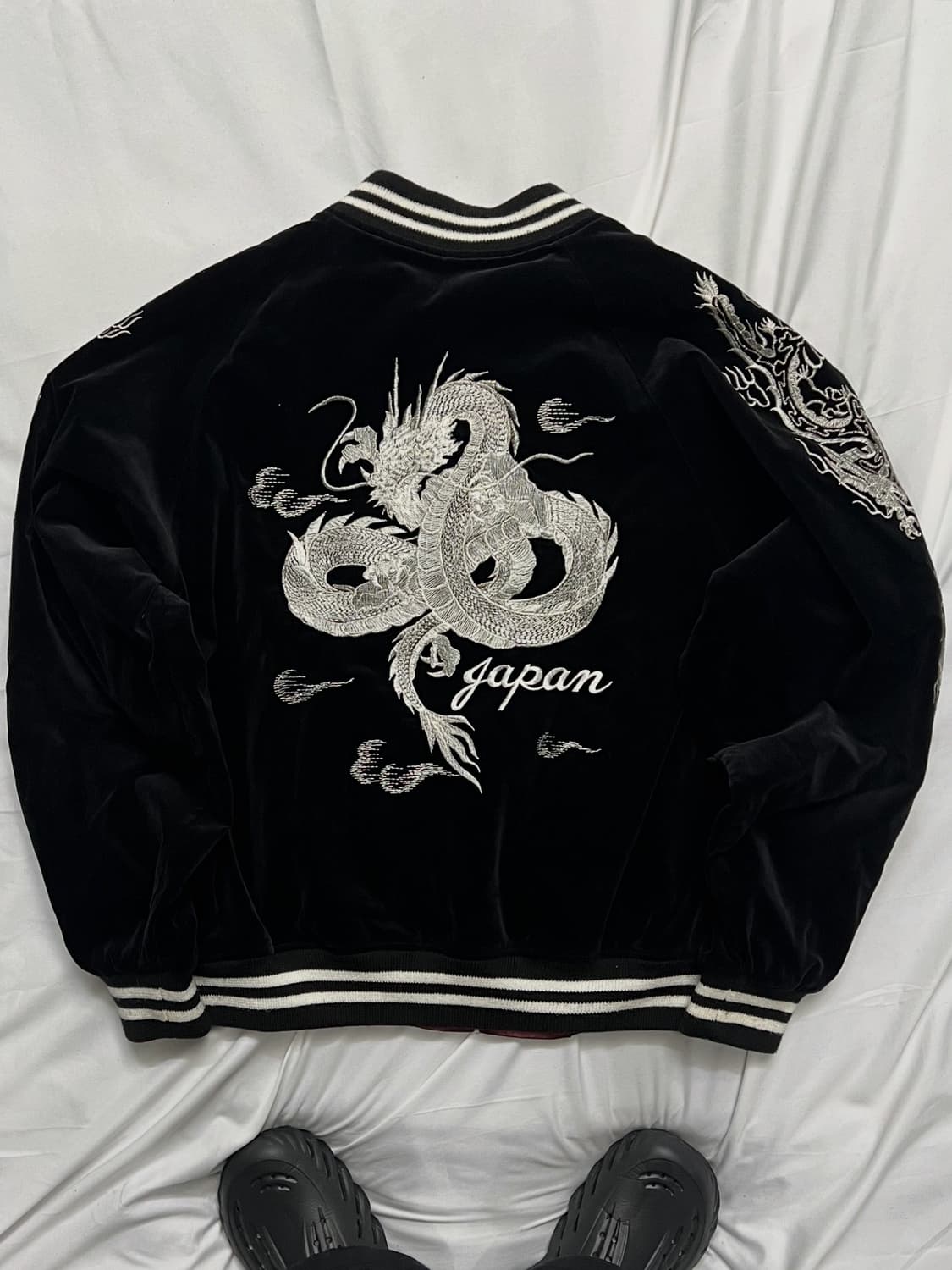 호시히메 벨벳 리버시블 스카쟌 자켓 상품이미지2