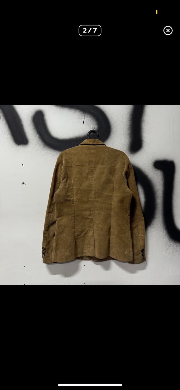 VTG 빈티지 코듀로이 골덴 웨스턴 버클 디테일 블레이저 자켓 상품이미지2