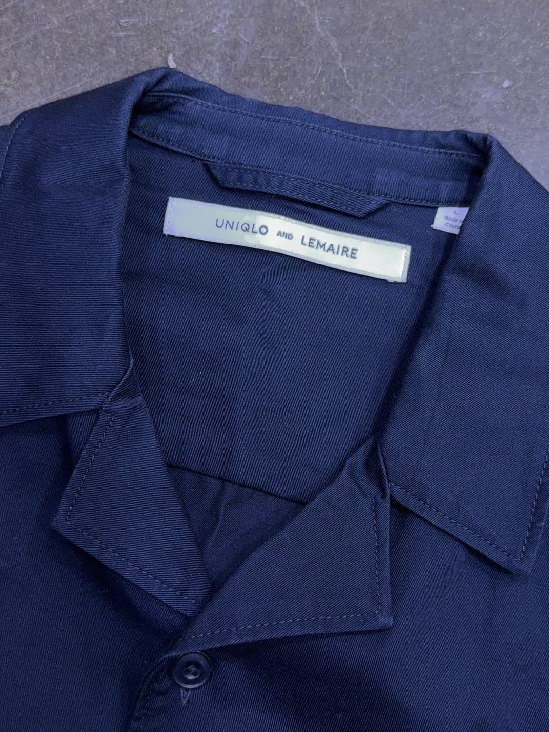 유니클로 x 르메르 포켓 쇼트 자켓 블루종 네이비 L 상품이미지3