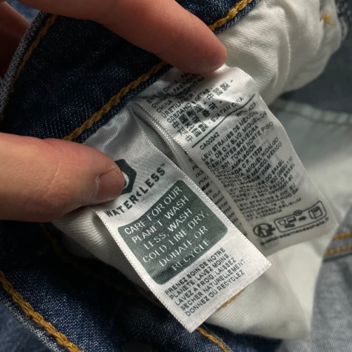 34 리바이스 505 청바지  상품이미지3