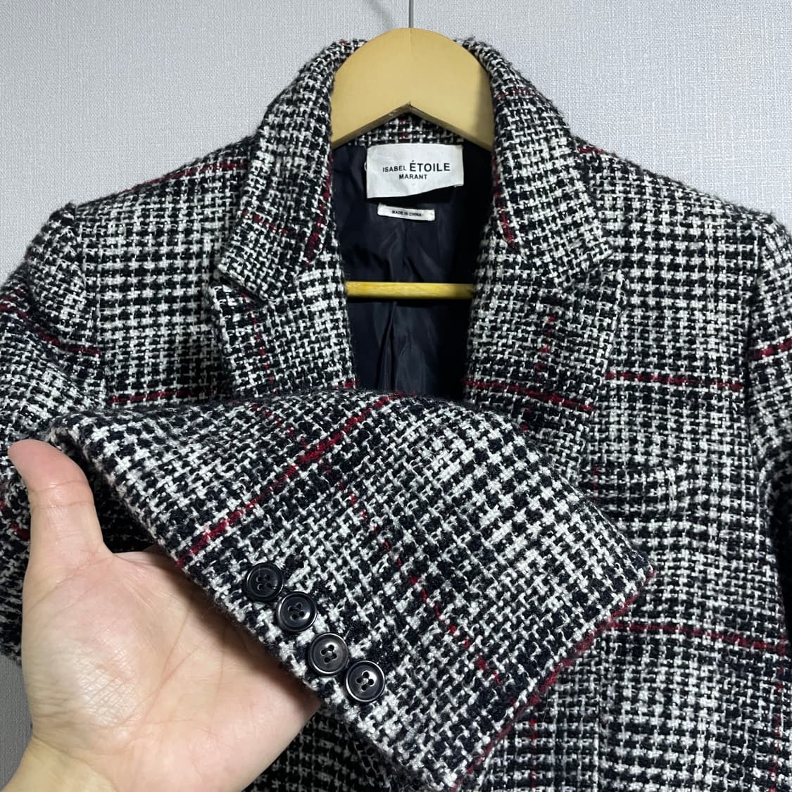 이자벨마랑 에뚜왈 가을 원버튼 자켓 40 (55-66) 상품이미지4