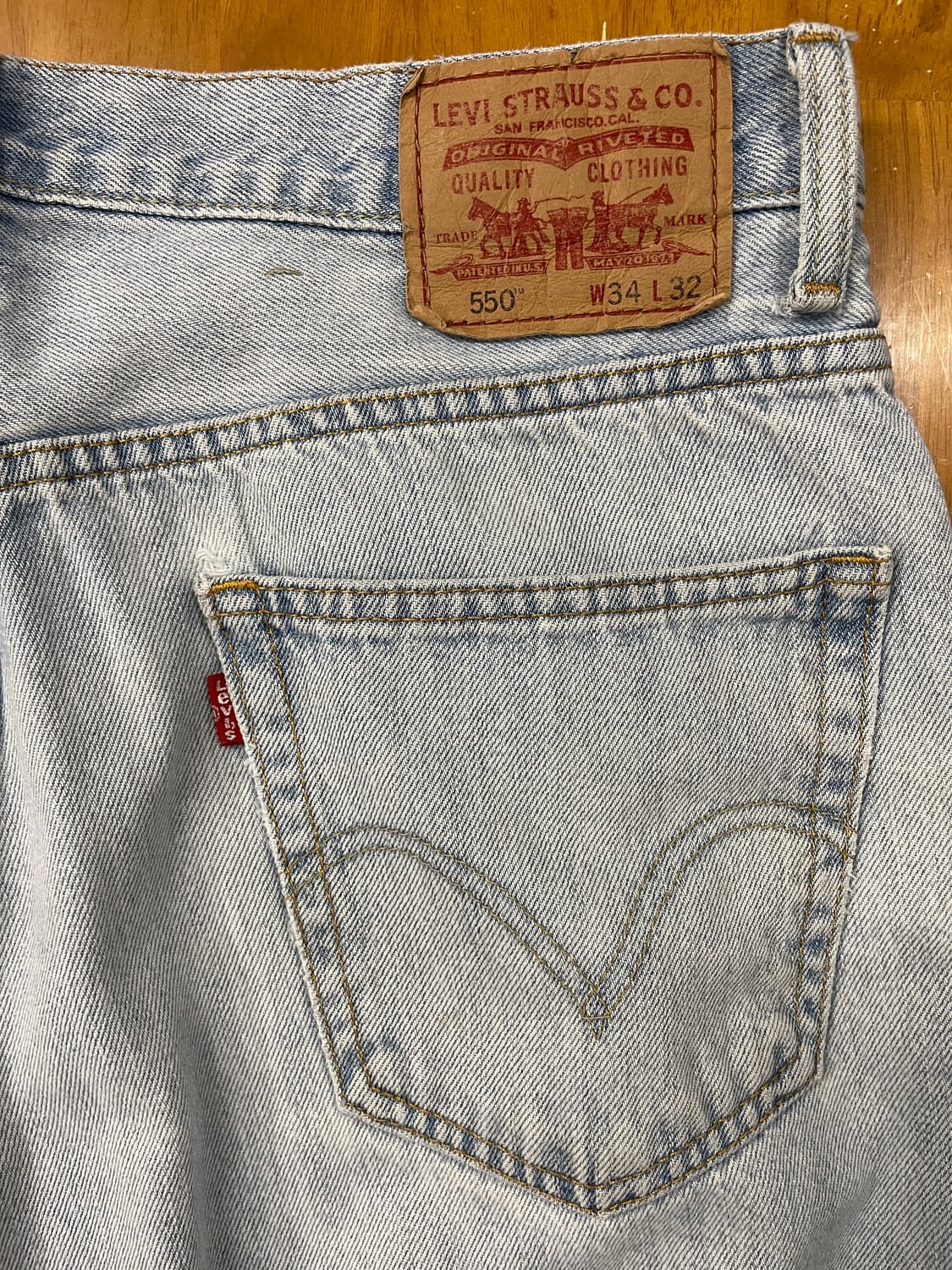 Levi's 550 연청 데님 팬츠  상품이미지9