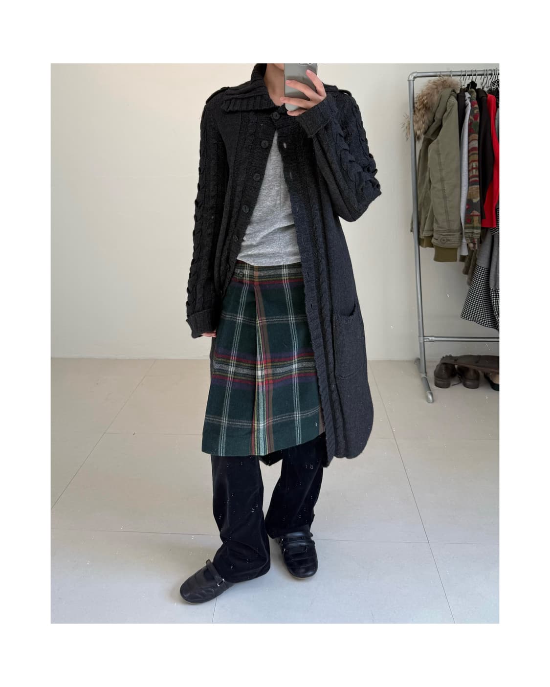 빈티지 롱 가디건 상품이미지5