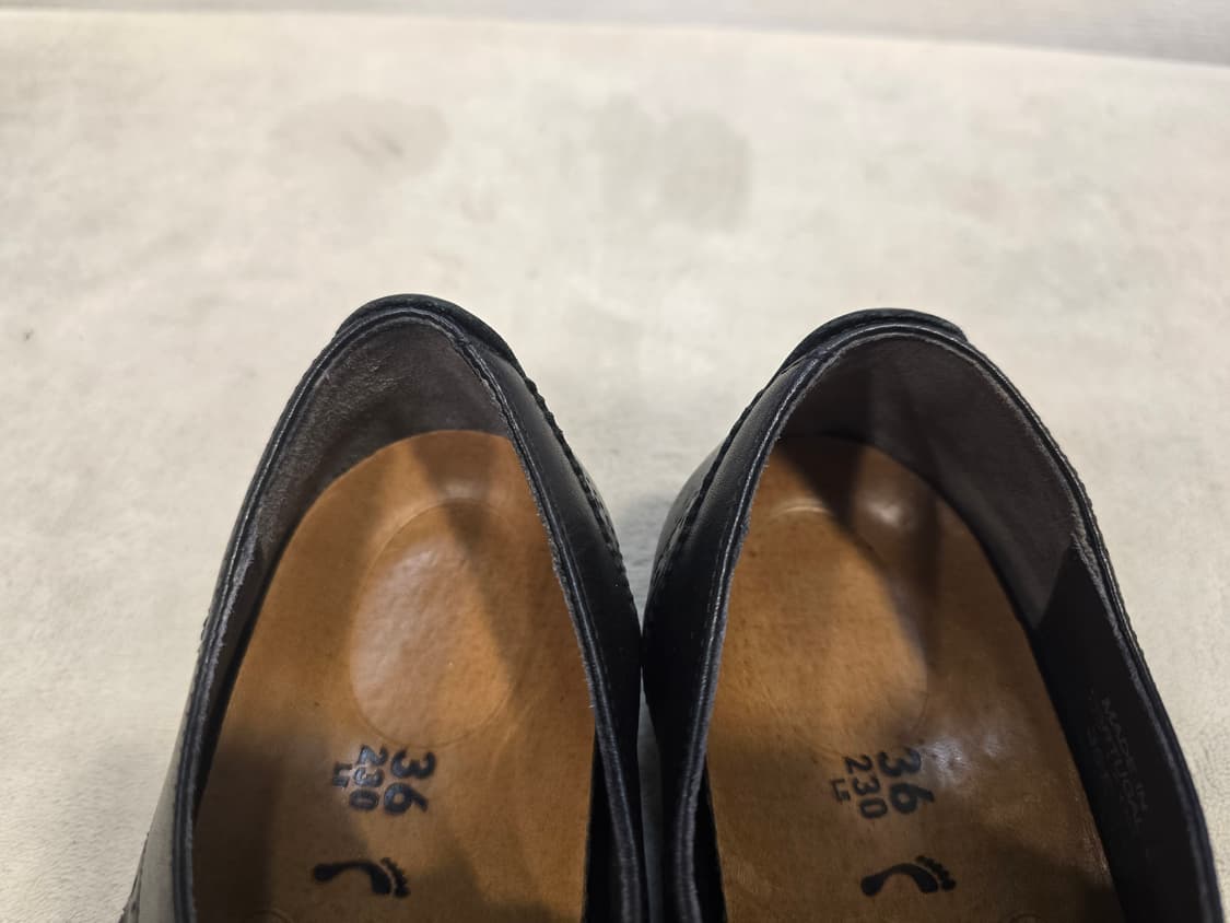 버켄스탁 라라미로 블랙 윙팁 구두 230 상품이미지7