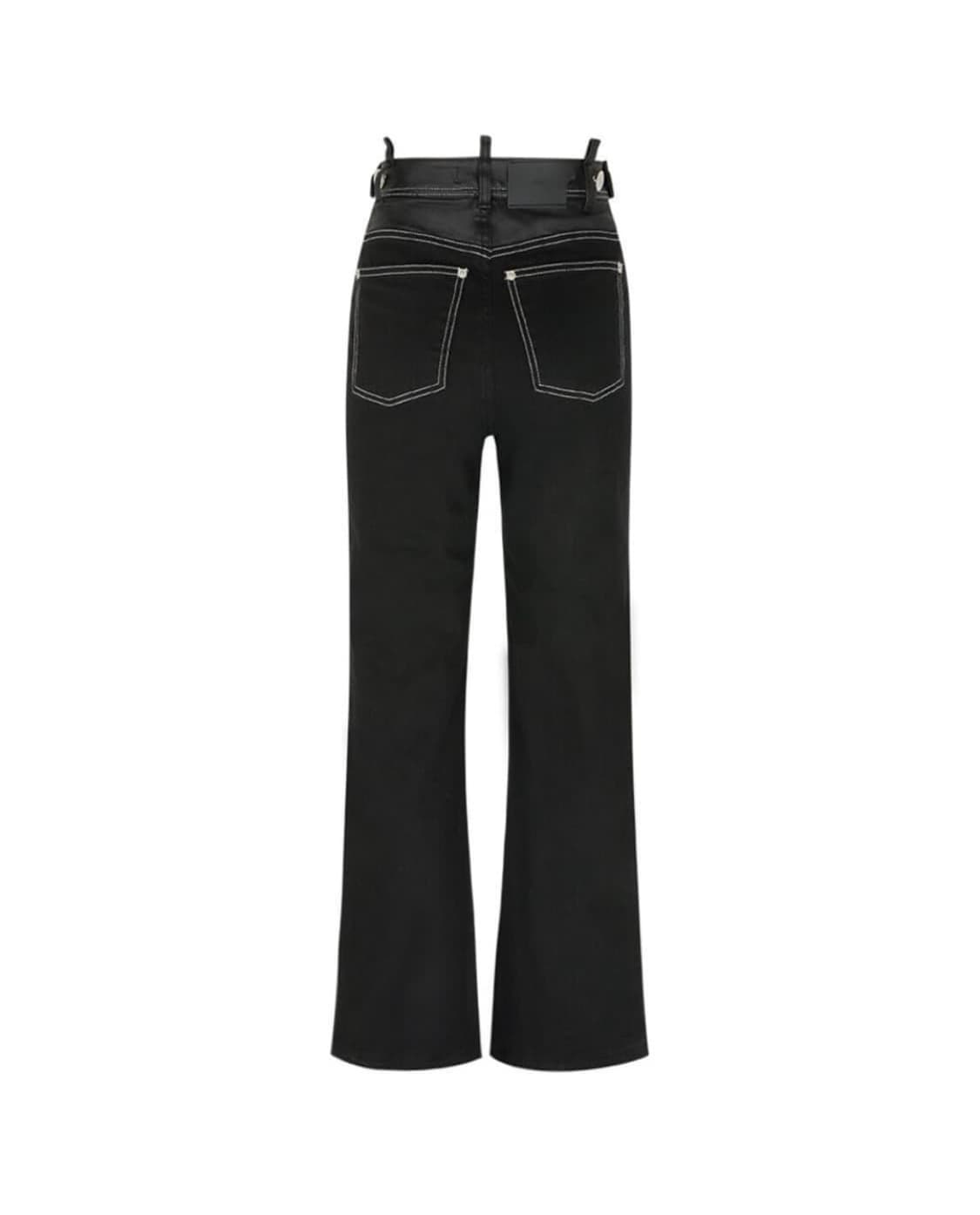 YUSE leather jean black 상품이미지2