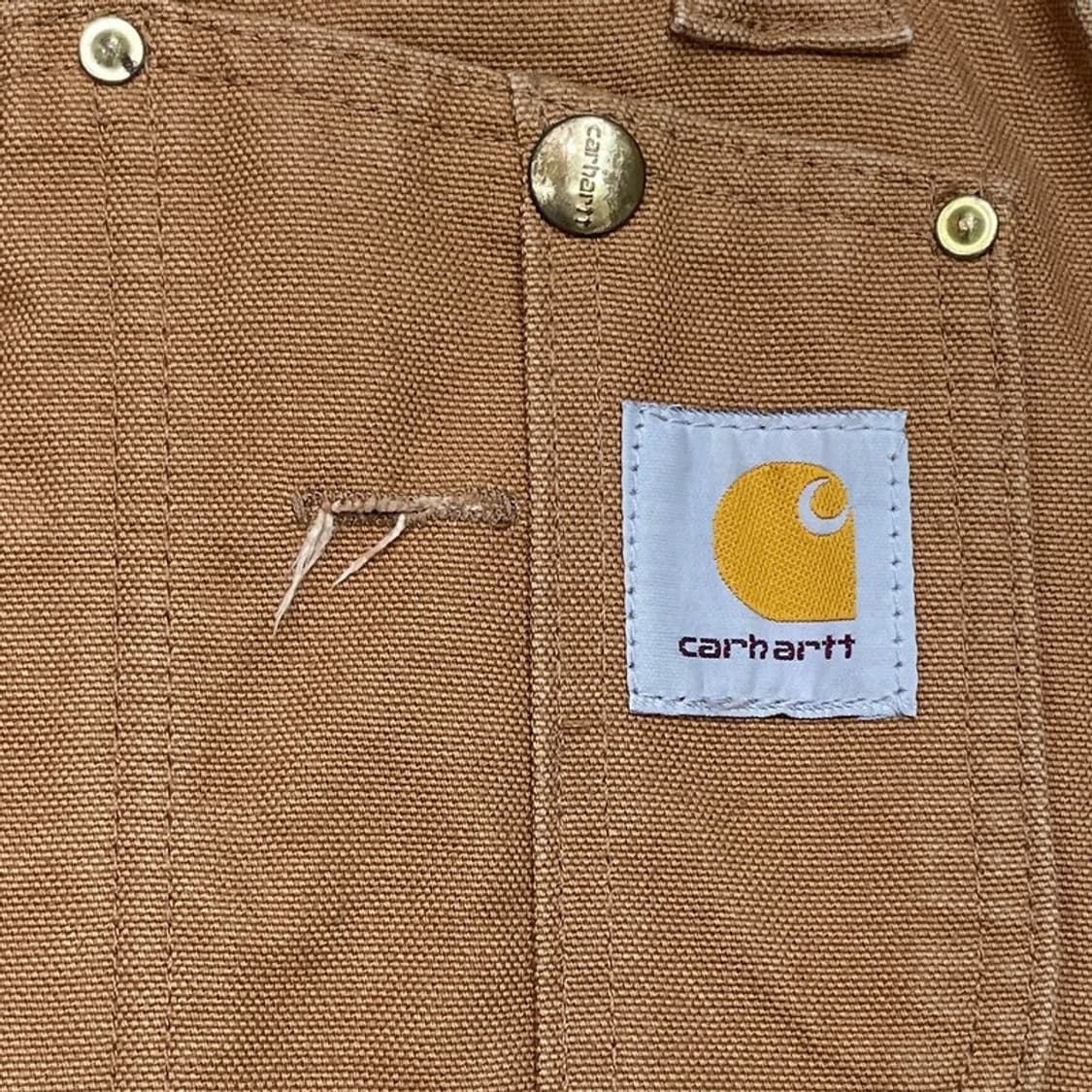 CARHARTT 덕 빕 오버롤 멜빵바지 36x32 상품이미지5