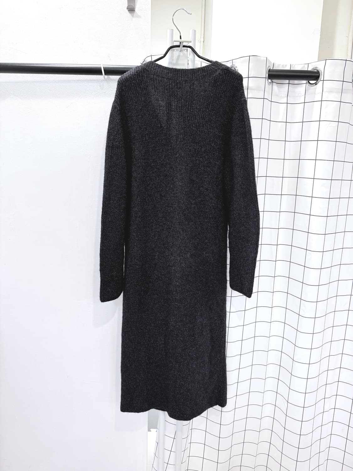 COS 롱 가디건 보카시블랙 상품이미지3