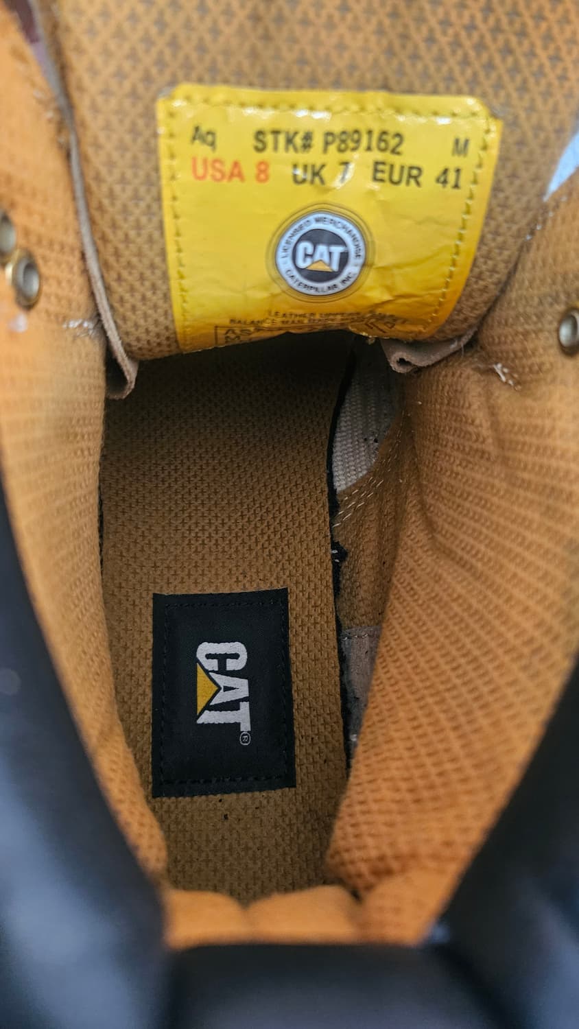 CAT 캐터필러 남성 가죽부츠 안전화 260 작업화 LB60 상품이미지9