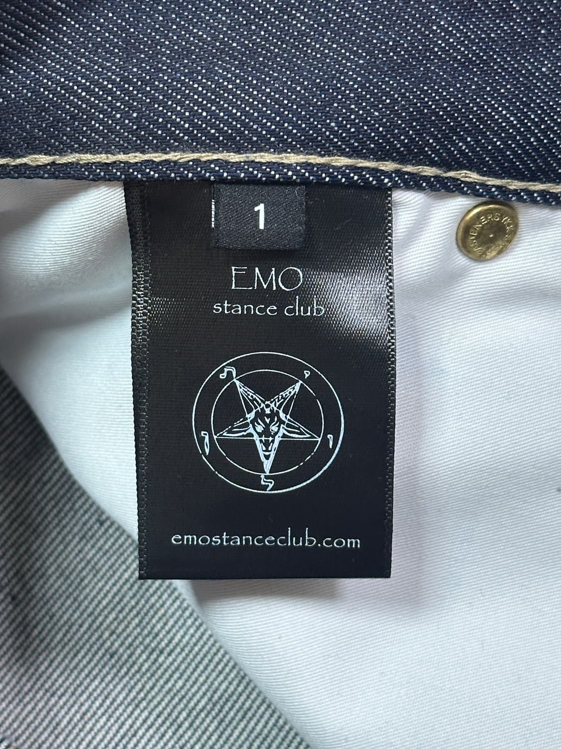 (1) 에모스탠스클럽 카펜터 와이드 배기진 상품이미지3