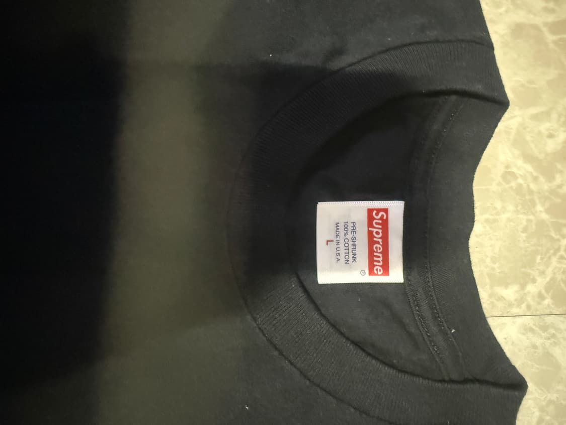 L사이즈 슈프림 23FW 박스로고 티셔츠 블랙 상품이미지3