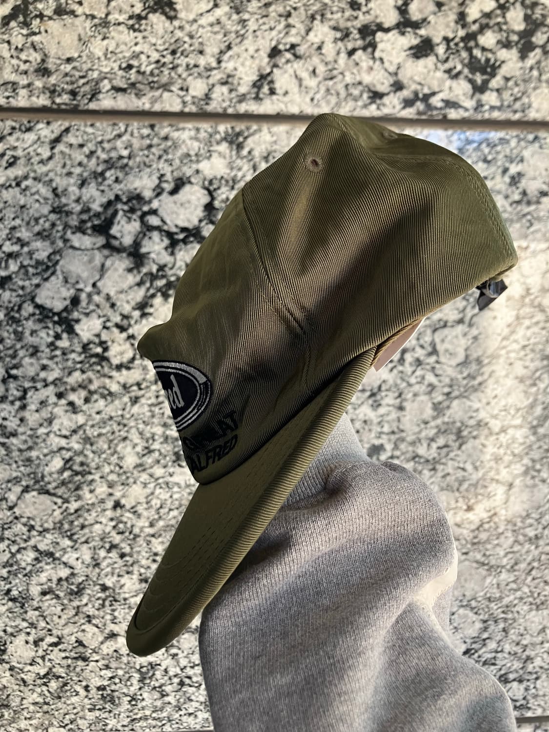 헤리티지플로스 알프레드 사틴 6패널캡 볼캡 모자 카키 상품이미지2