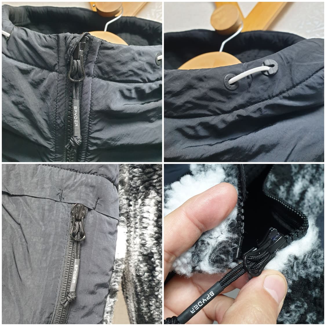 [L/100/정품] 스파이더 러스터 플리스 후드집업 상품이미지5