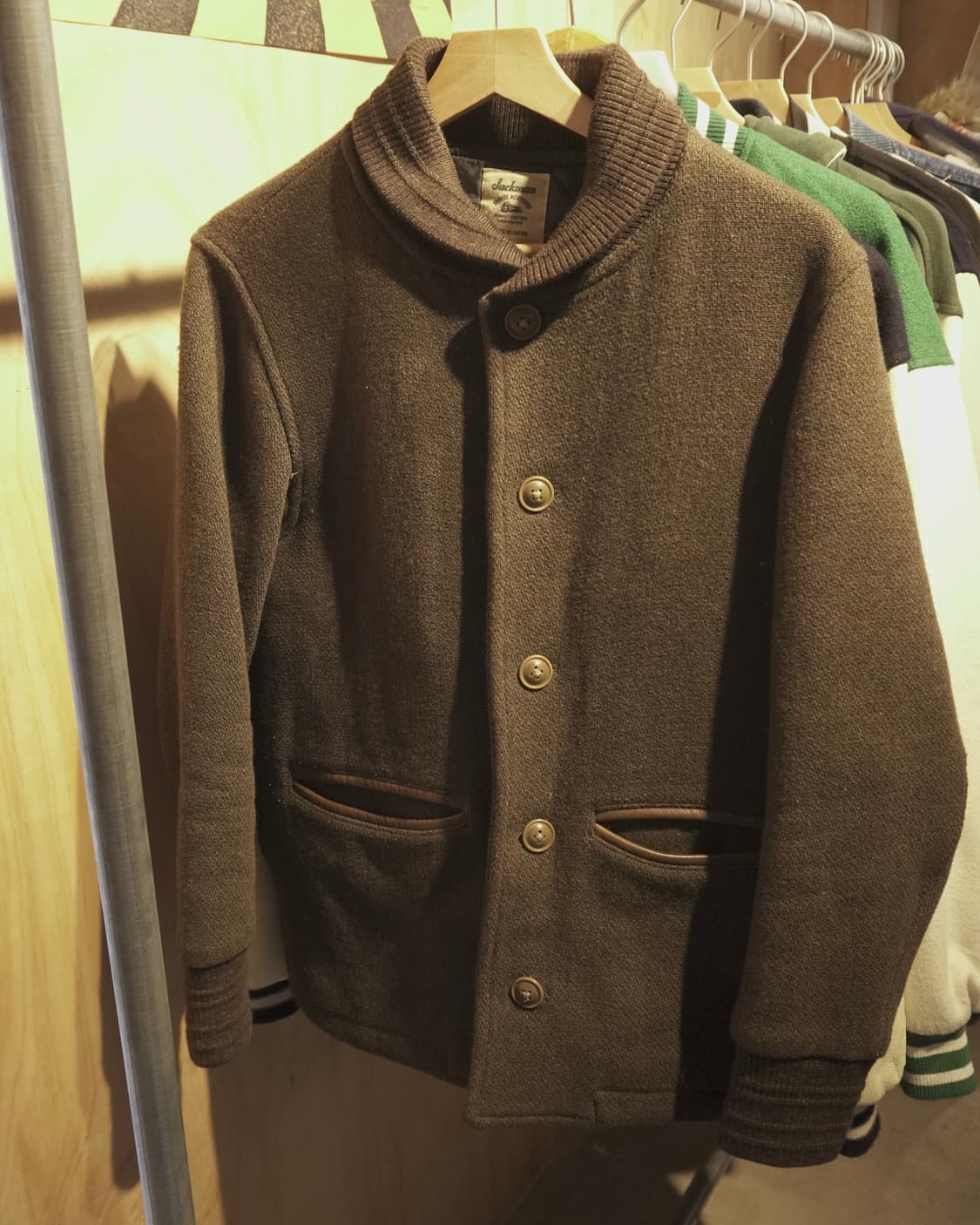 잭맨 재팬 패브릭 울 자켓 made in Japan 상품이미지1