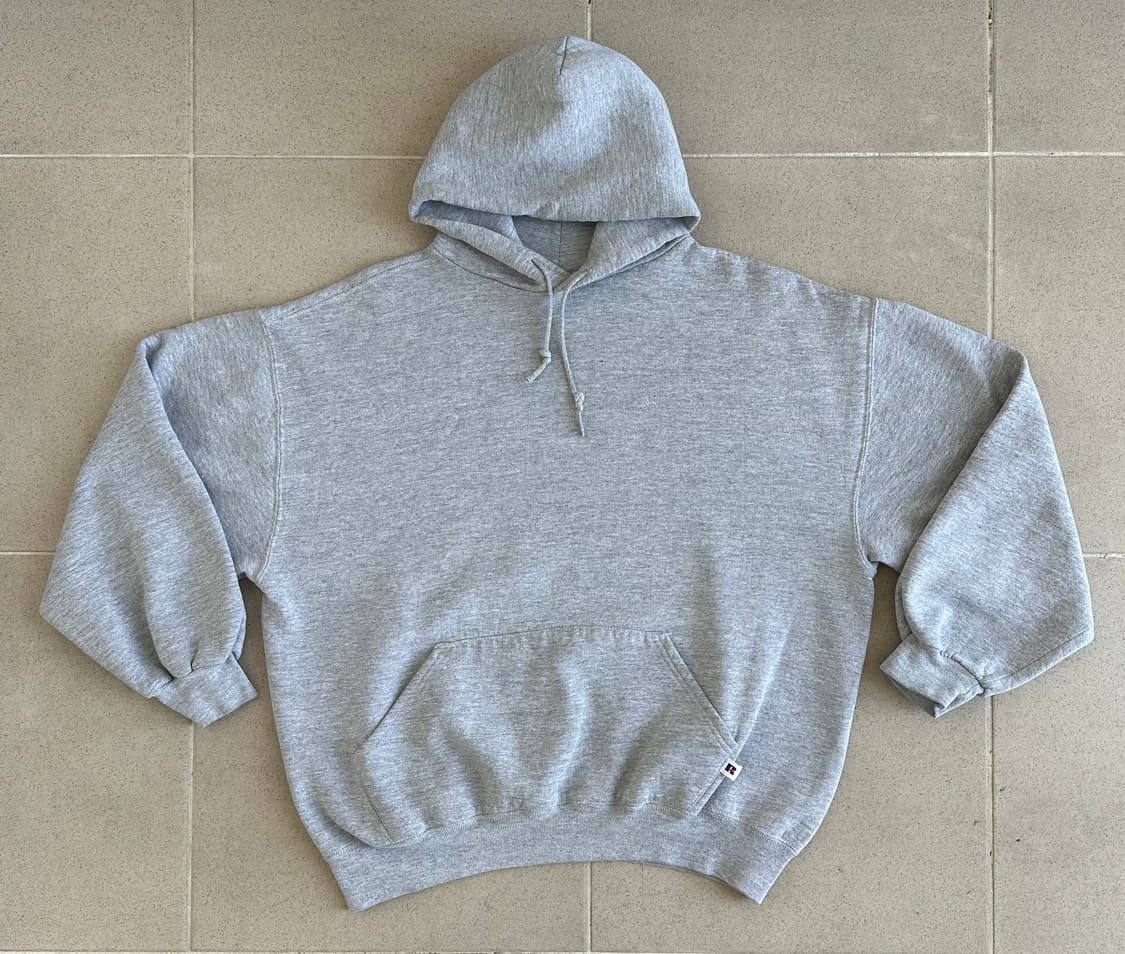 90s 빈티지 러셀 후드 그레이 XL USA 상품이미지1