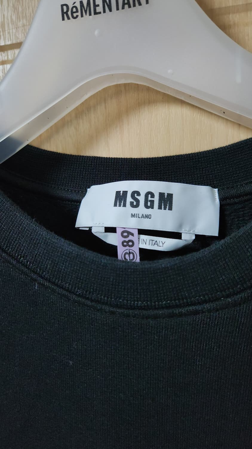 MSGM  브러쉬드 로고 남여공용 맨투맨  L 상품이미지3