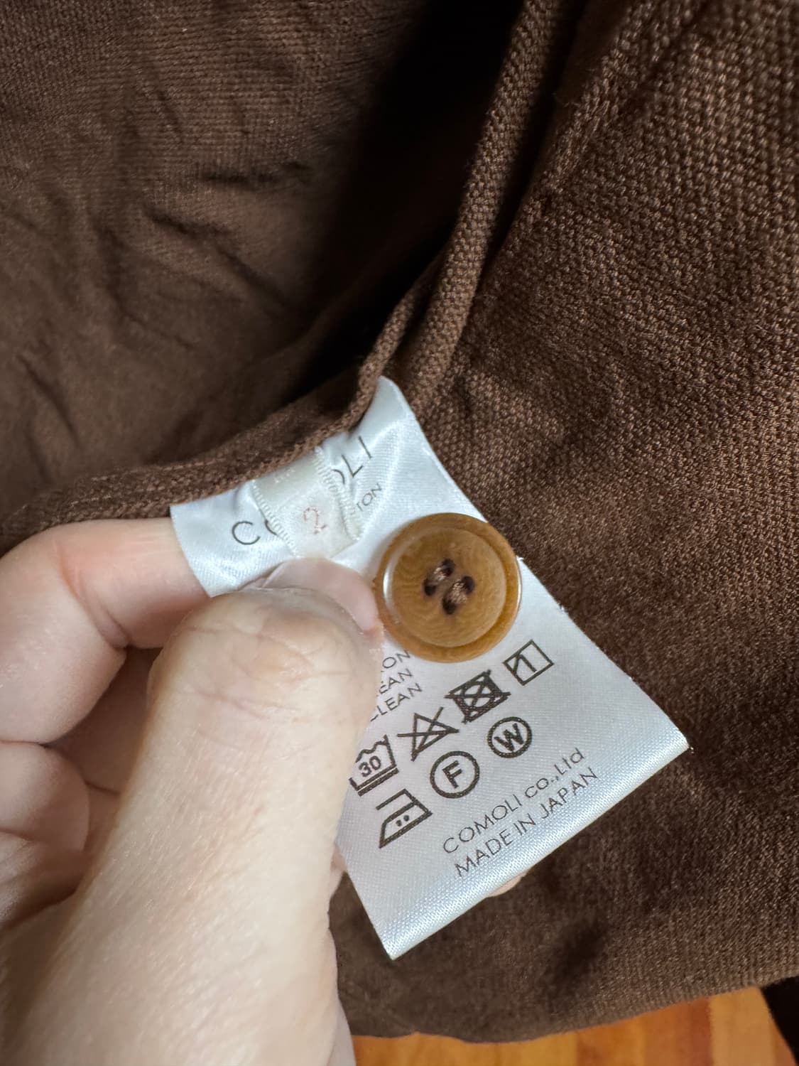 COMOLI 코모리 BDU 자켓 브라운 2사이즈 상품이미지3