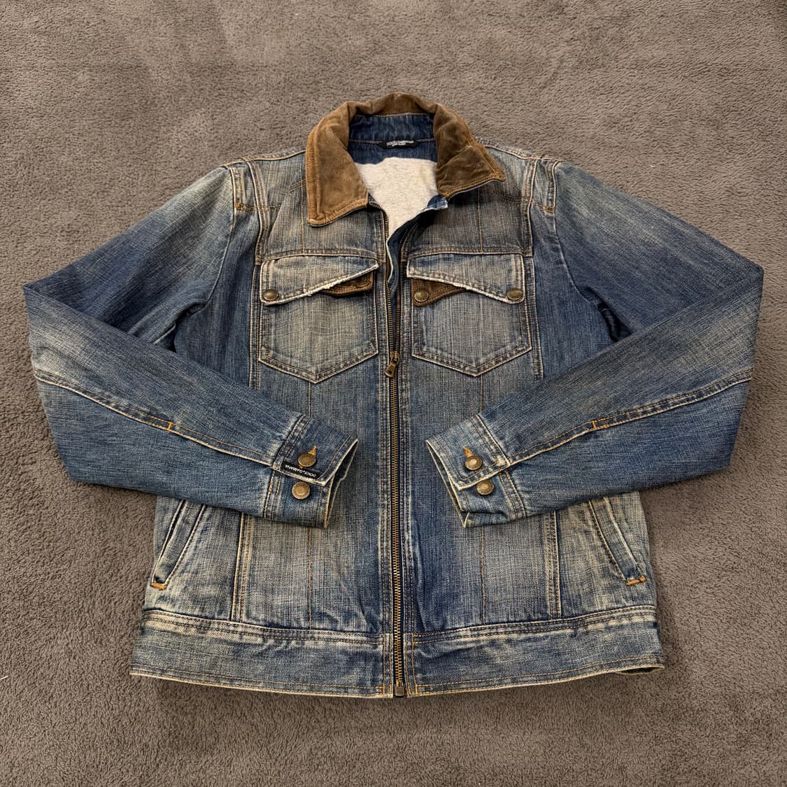 [ 정품/48 ] 돌체앤가바나 코듀로이 데님 트러커 자켓 상품이미지2