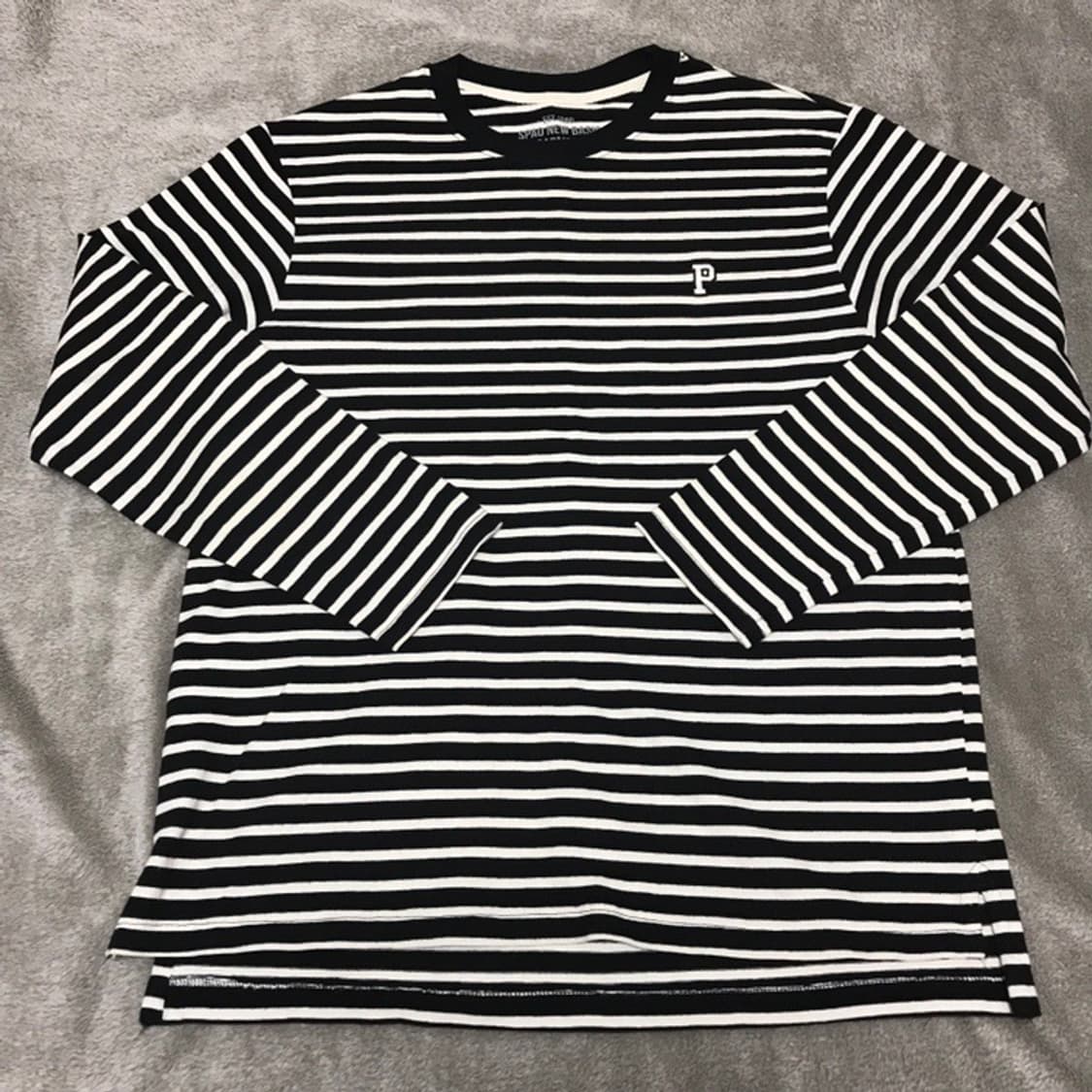 스파오 스트라이프 긴팔 티셔츠 XL사이즈 상품이미지2