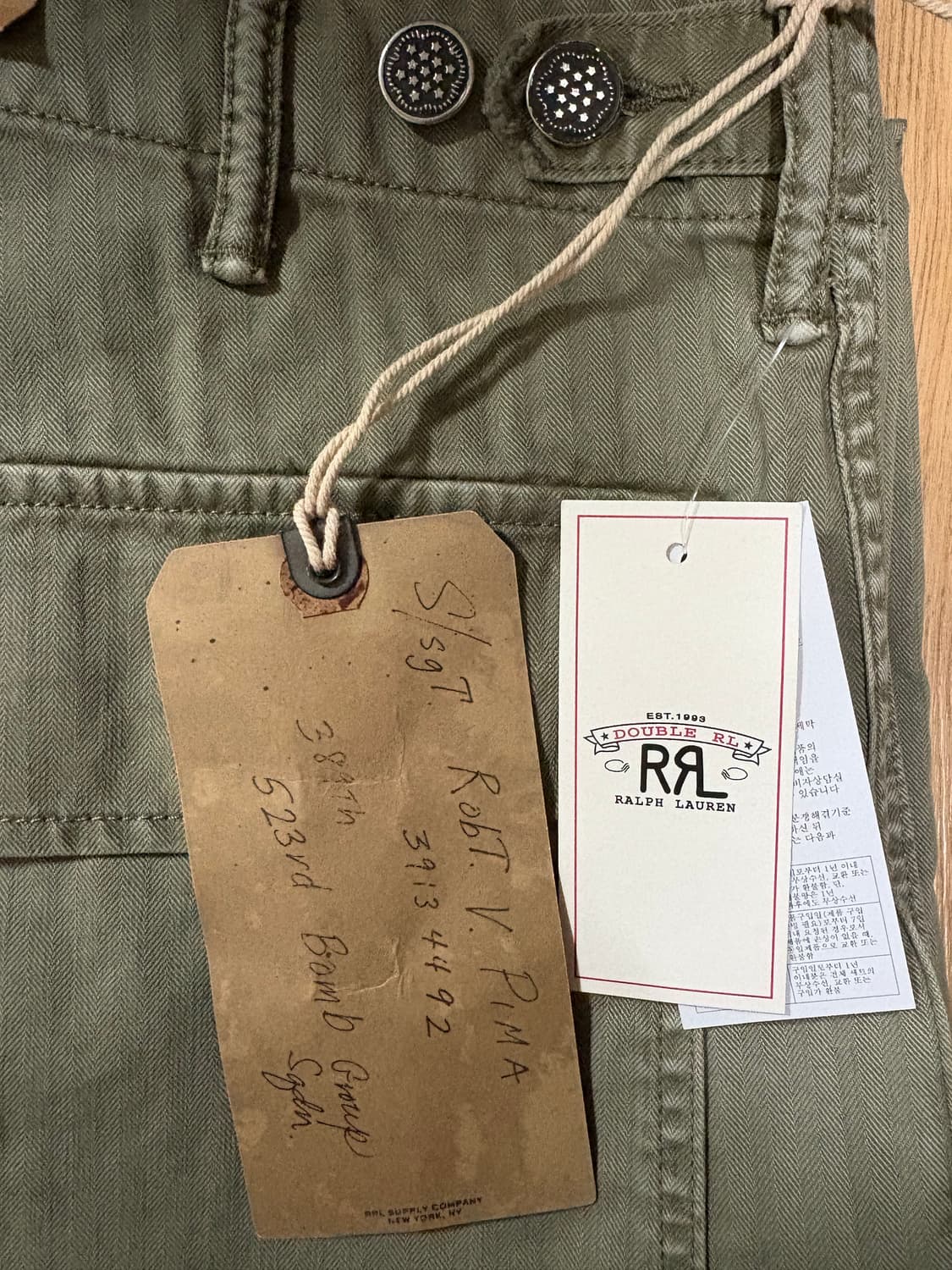 RRL 헤링본 퍼티그 30x30 상품이미지3