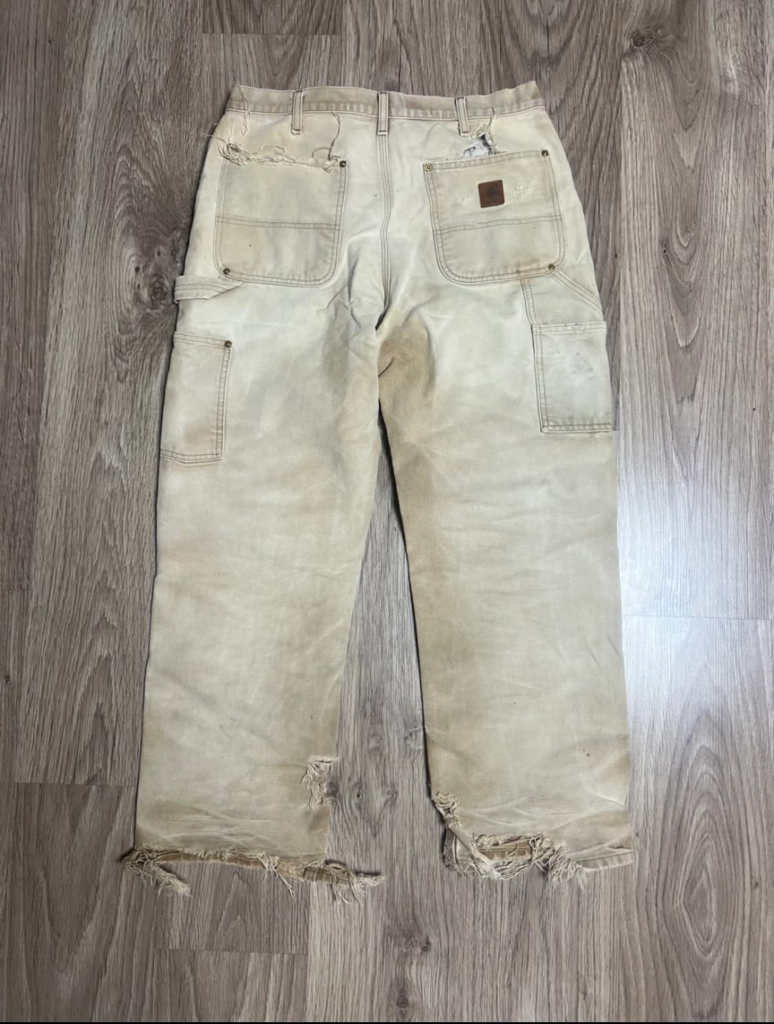 칼하트 더블니 워크 팬츠 베이지 32 상품이미지3