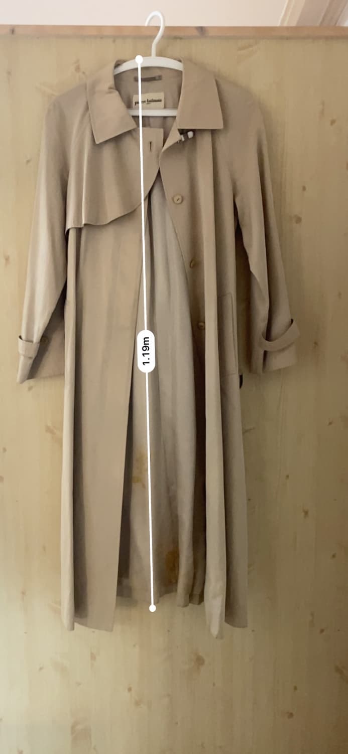 pierre balmain 피에르 발망 베이지 트렌치 코트 상품이미지8