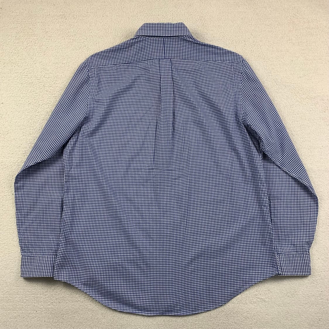 폴로 랄프로렌 포니로고 네이비 깅엄체크 셔츠  상품이미지2