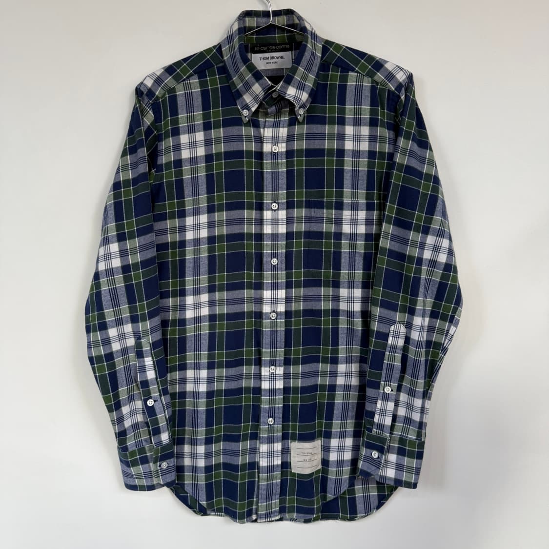 톰브라운 텐꼬꼬 체크 셔츠 상품이미지1