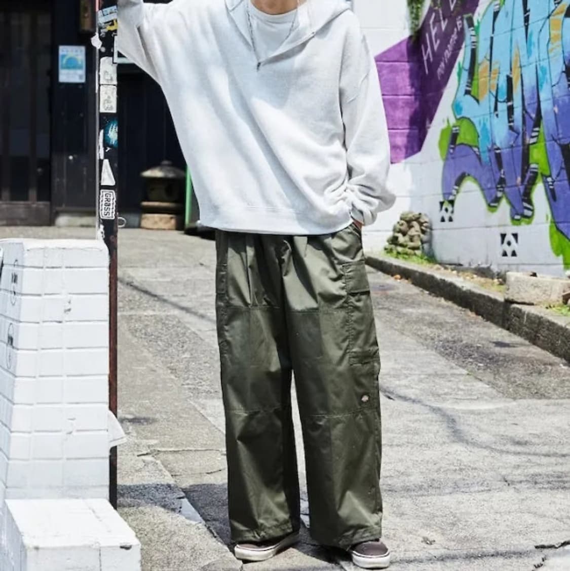 프릭스스토어X디키즈 별주 와이드 카고팬츠L 상품이미지2