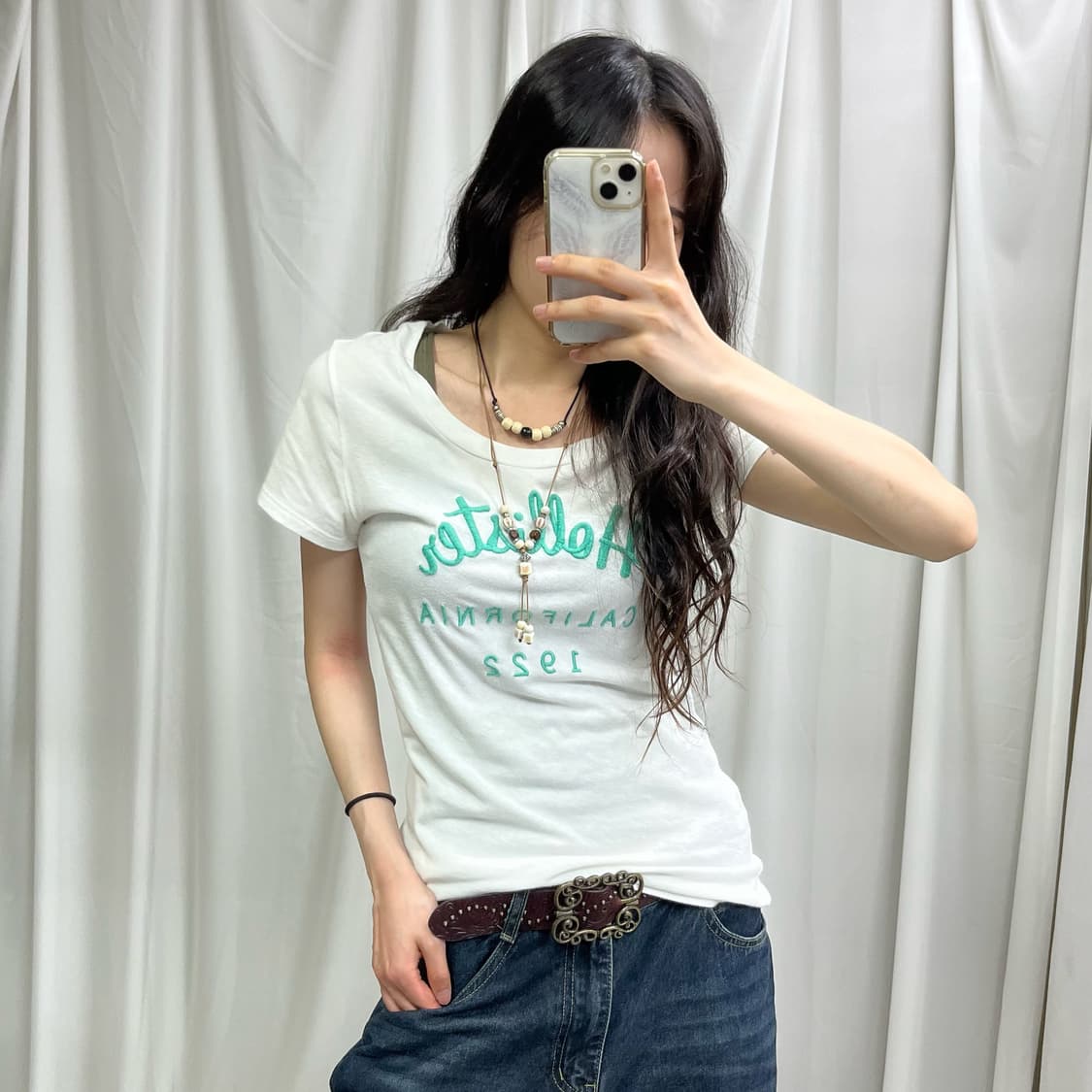 Hollister white T-shirts 상품이미지1