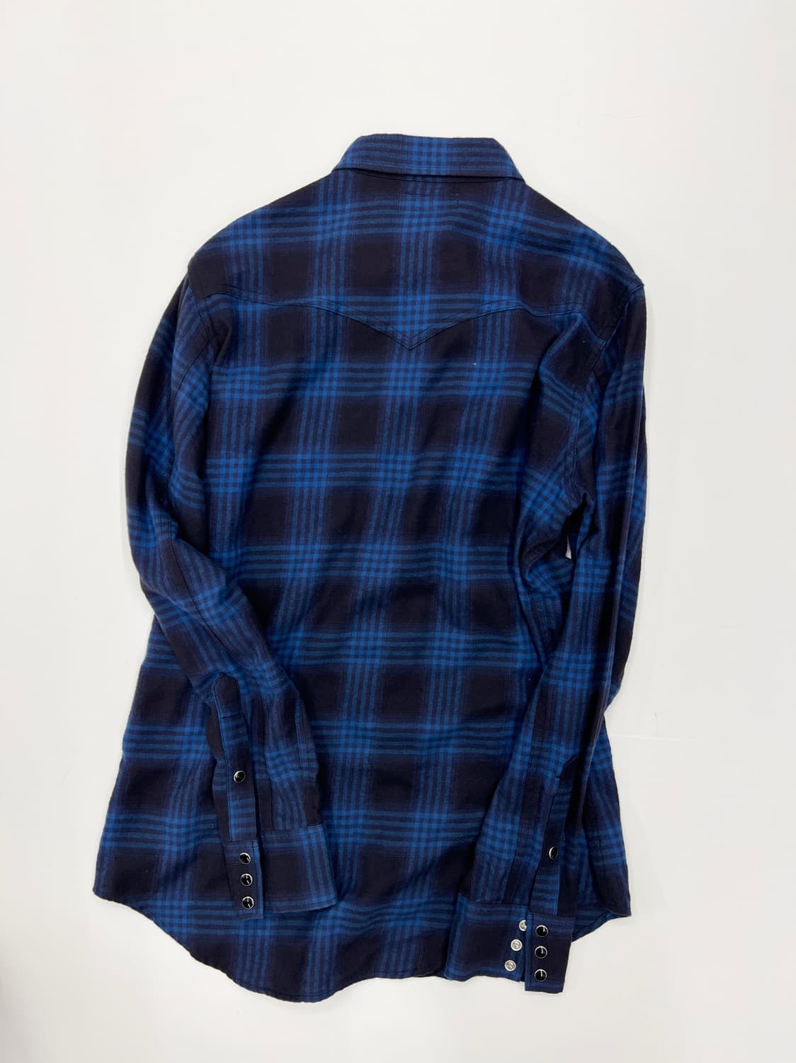 생로랑 플란넬 웨스턴 셔츠 상품이미지5