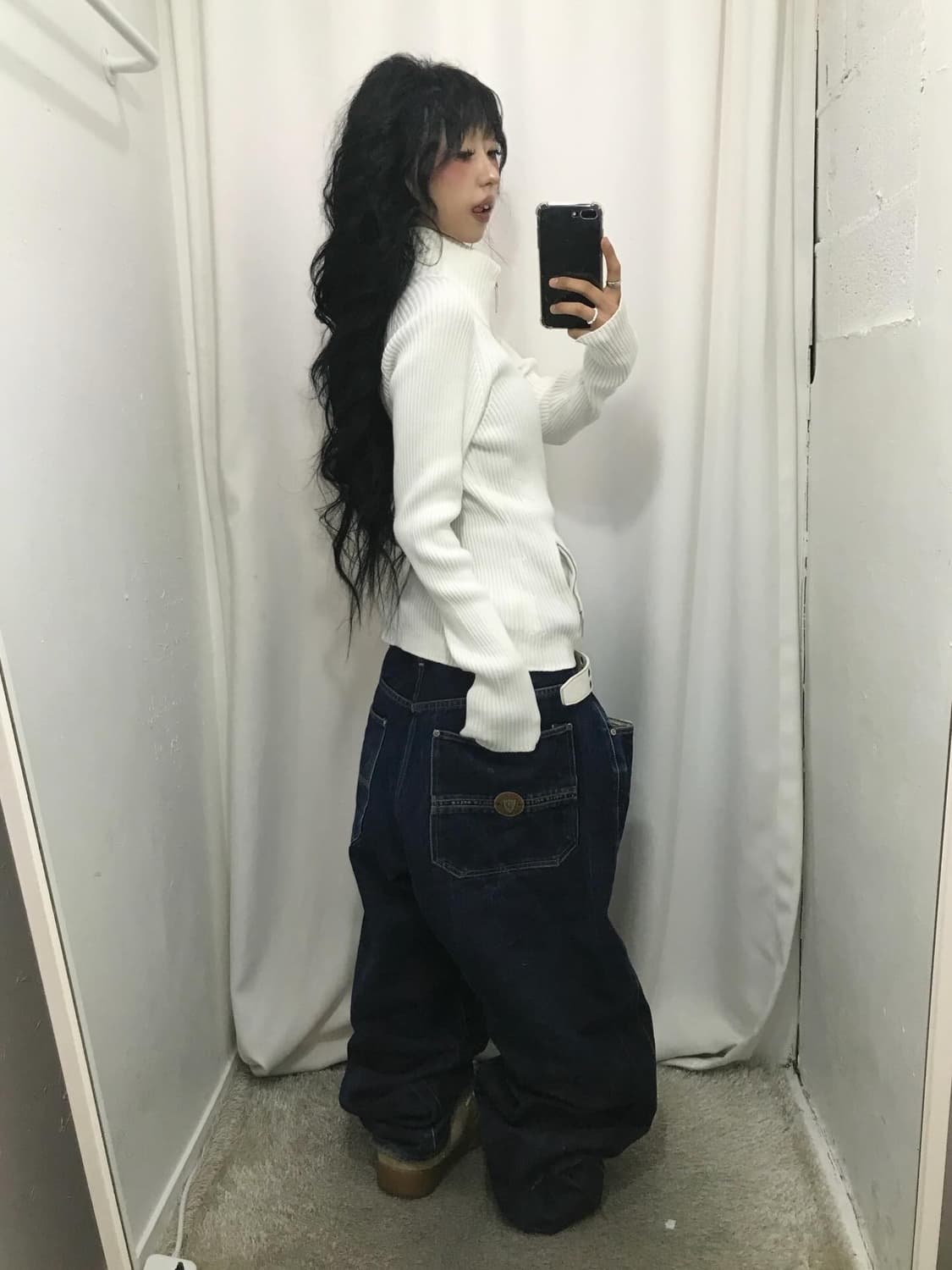 Burberry NovaCheck Knit Zip-Up (말해뭐해화이트) 상품이미지4