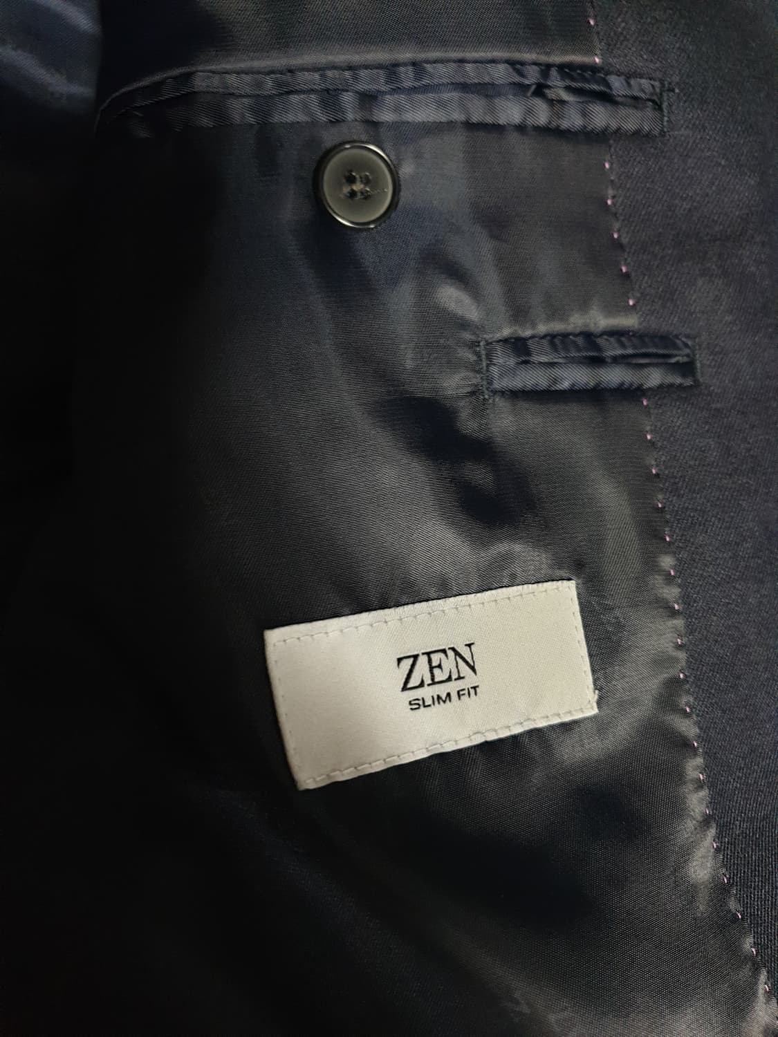 (터키 알모도원사) ZEN 슬림핏 클래식 정장셋업 네이비(상:L하:34) 상품이미지4
