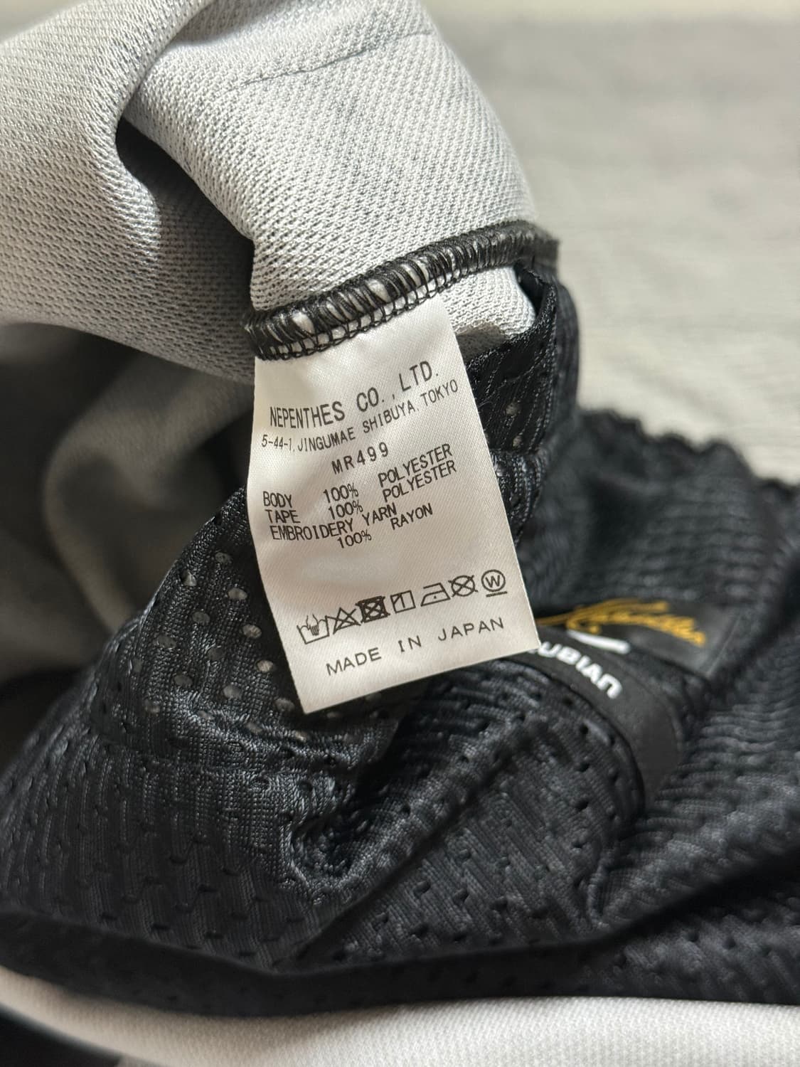 M] 니들스 x 누비안 트랙 팬츠 폴리 타이다이 블랙 - 누비안 한정 상품이미지8