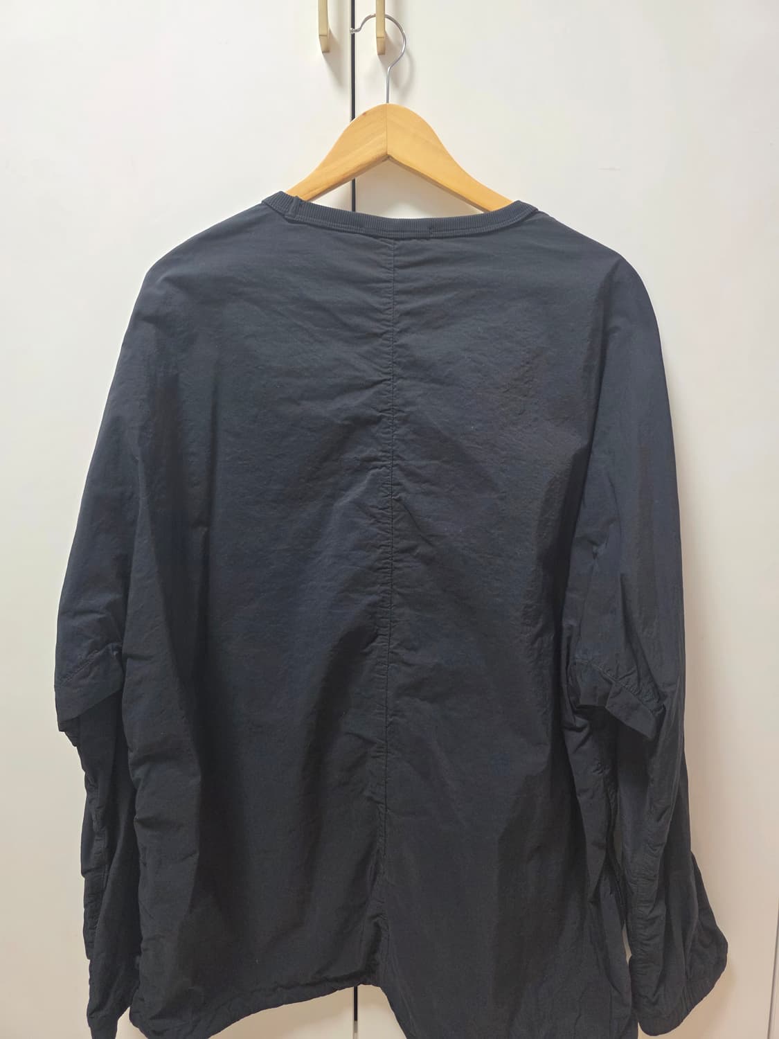 스톤아일랜드 21FW 나슬란 라이트 크루넥 오버셔츠 블랙 [XL] 상품이미지2