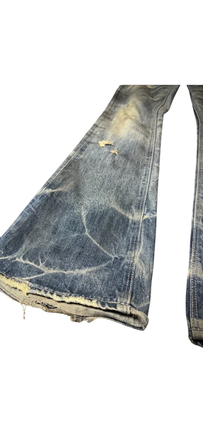 Fuga pierced distressed boots cut denim 상품이미지3