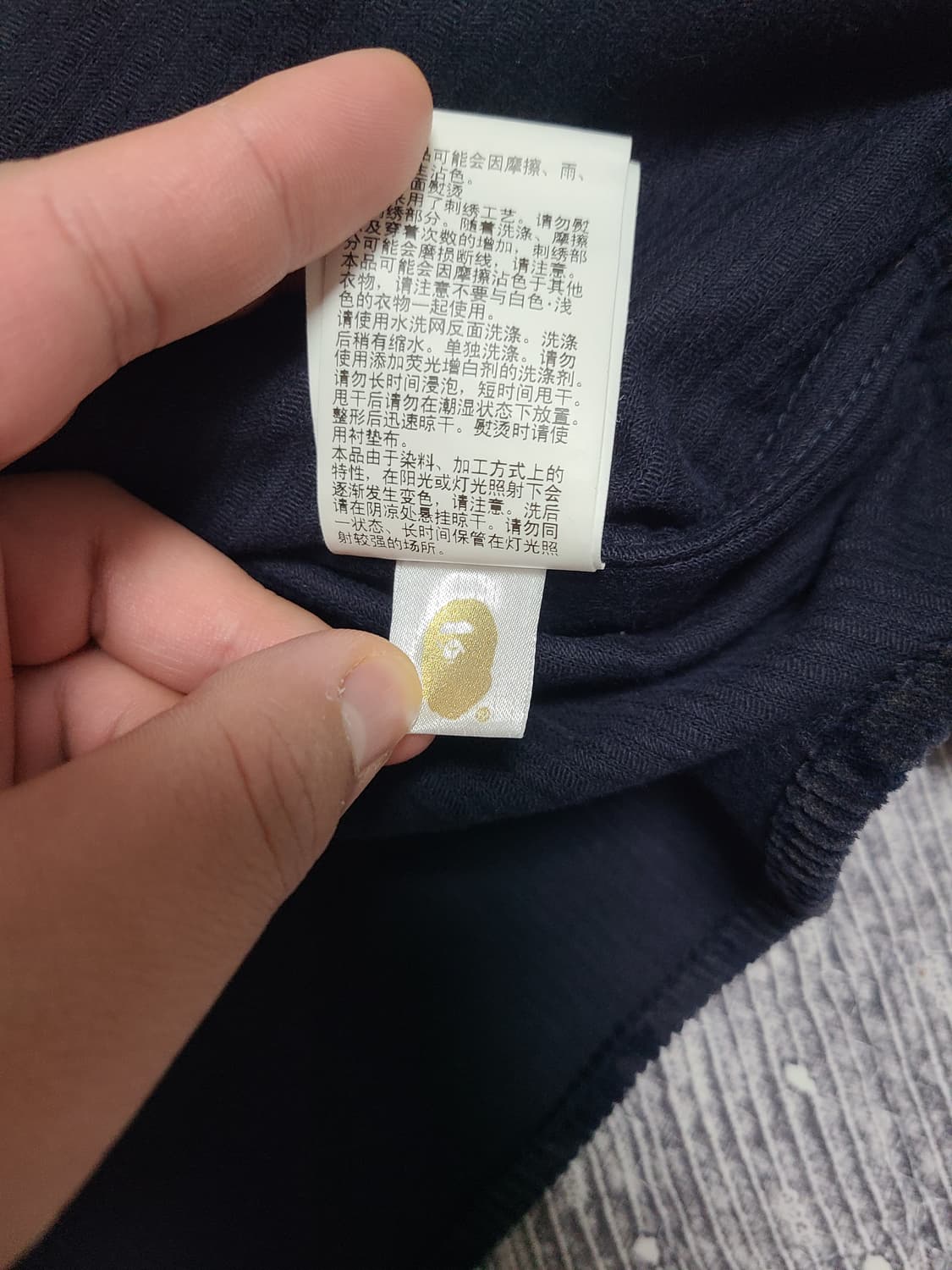 [2XL]베이프 솔리드카모 코듀로이 워크 셔츠  상품이미지7