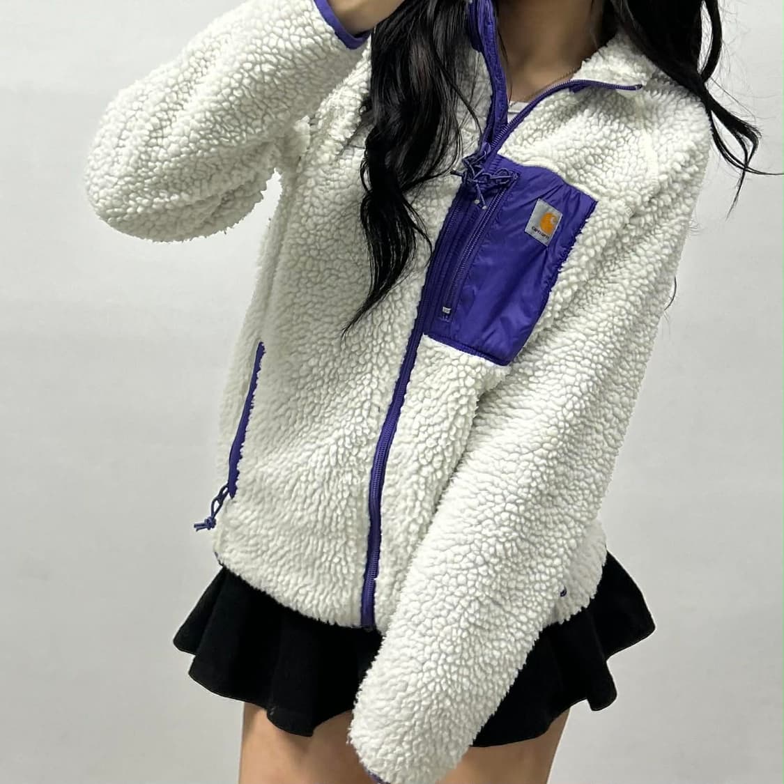 칼하트 wip 쉐르파 플리스 자켓 후리스(XS) 상품이미지1