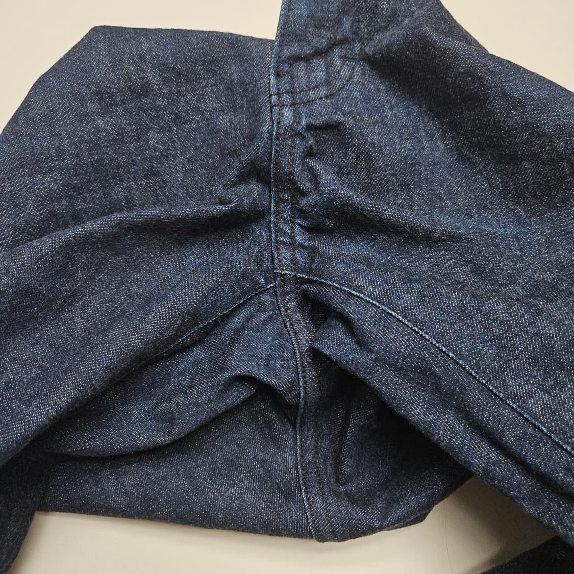 (무료배송) 포터리 원워시 와이드 데님 블루 2 상품이미지6